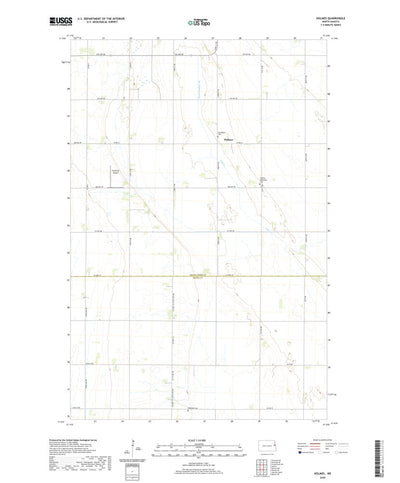 United States Geological Survey Holmes, ND (2020, 24000-Scale) digital map