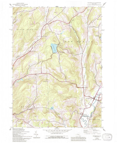 United States Geological Survey Holmesville, NY (1943, 24000-Scale) digital map