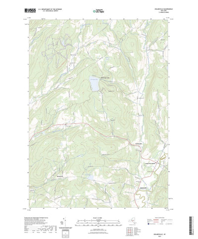 United States Geological Survey Holmesville, NY (2023, 24000-Scale) digital map