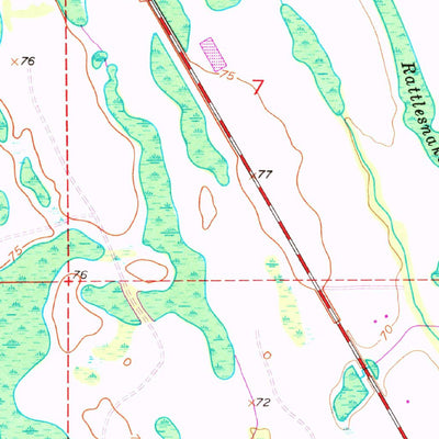 United States Geological Survey Holopaw SE, FL (1953, 24000-Scale) digital map