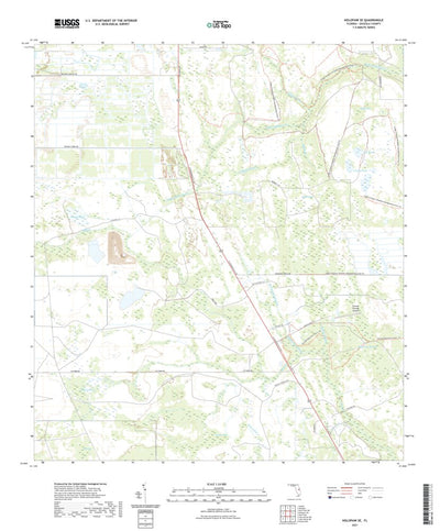 United States Geological Survey Holopaw SE, FL (2021, 24000-Scale) digital map