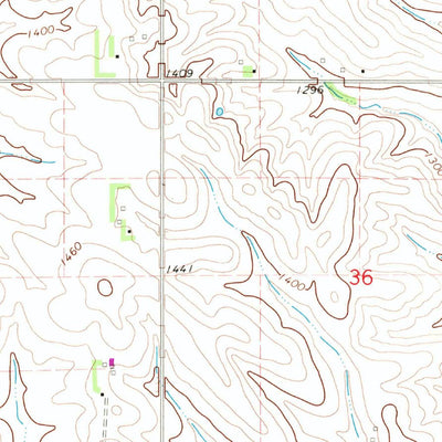 United States Geological Survey Holstein SW, IA (1969, 24000-Scale) digital map