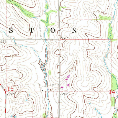 United States Geological Survey Holstein SW, IA (1969, 24000-Scale) digital map