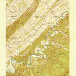 United States Geological Survey Holston Valley, TN-VA (1938, 24000-Scale) digital map