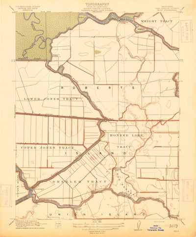 United States Geological Survey Holt, CA (1913, 31680-Scale) digital map