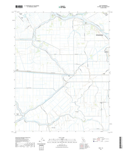 United States Geological Survey Holt, CA (2021, 24000-Scale) digital map