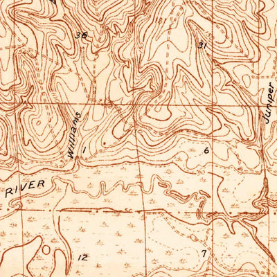 United States Geological Survey Holt, FL (1934, 48000-Scale) digital map