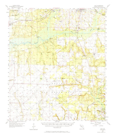 United States Geological Survey Holt, FL (1956, 62500-Scale) digital map