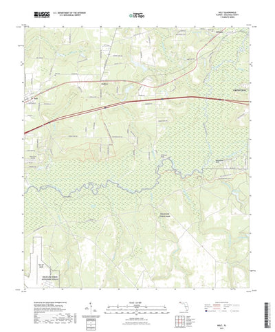 United States Geological Survey Holt, FL (2021, 24000-Scale) digital map