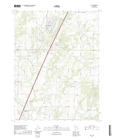 United States Geological Survey Holt, MO (2021, 24000-Scale) digital map