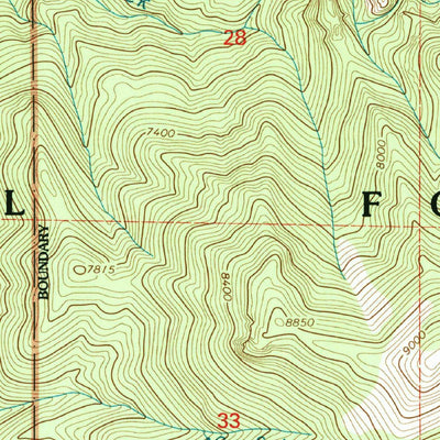 United States Geological Survey Holt Mountain, NM (1999, 24000-Scale) digital map