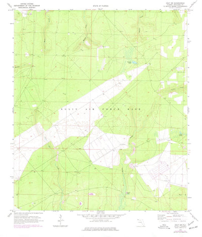 United States Geological Survey Holt SW, FL (1970, 24000-Scale) digital map
