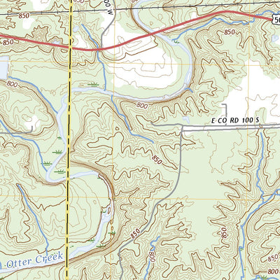 United States Geological Survey Holton, IN (2022, 24000-Scale) digital map