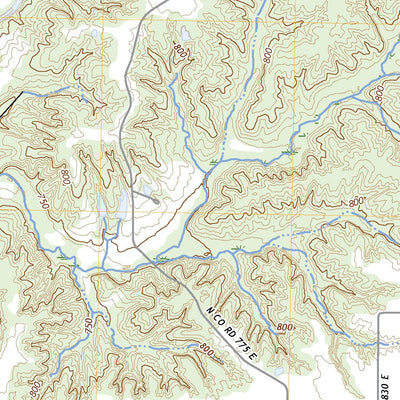 United States Geological Survey Holton, IN (2022, 24000-Scale) digital map