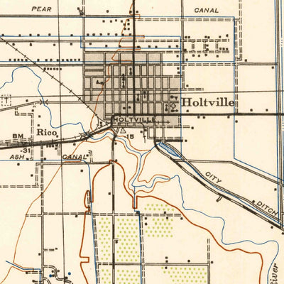 United States Geological Survey Holtville, CA (1945, 62500-Scale) digital map