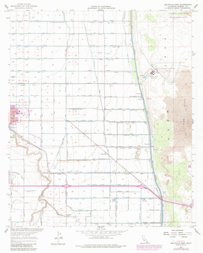United States Geological Survey Holtville East, CA (1957, 24000-Scale) digital map