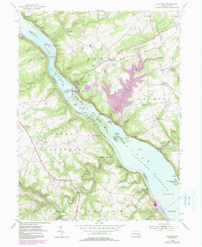 United States Geological Survey Holtwood, PA (1955, 24000-Scale) digital map