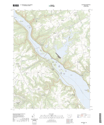 United States Geological Survey Holtwood, PA (2023, 24000-Scale) digital map