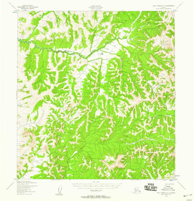 United States Geological Survey Holy Cross A-5, AK (1951, 63360-Scale) digital map
