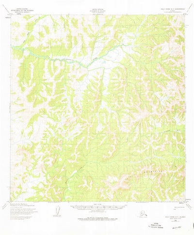 United States Geological Survey Holy Cross A-5, AK (1952, 63360-Scale) digital map