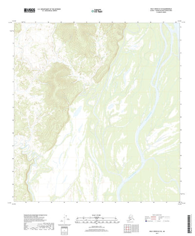 United States Geological Survey Holy Cross B-3 SE, AK (2017, 25000-Scale) digital map