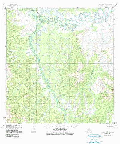 United States Geological Survey Holy Cross B-4, AK (1952, 63360-Scale) digital map