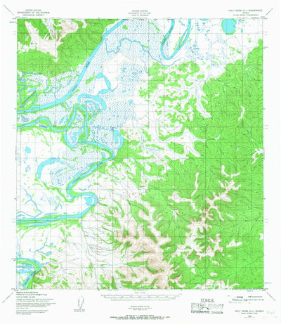 United States Geological Survey Holy Cross D-1, AK (1952, 63360-Scale) digital map