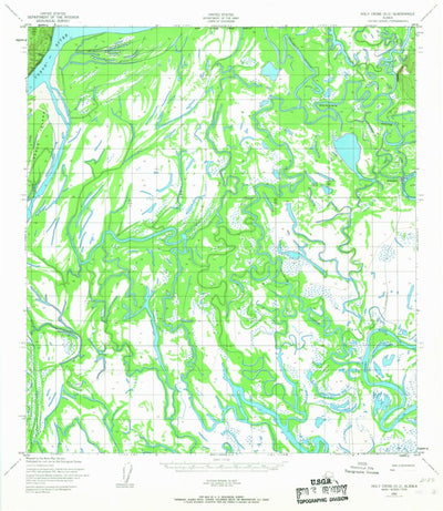 United States Geological Survey Holy Cross D-2, AK (1952, 63360-Scale) digital map