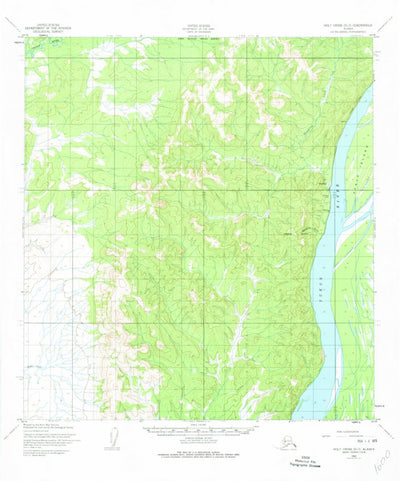 United States Geological Survey Holy Cross D-3, AK (1952, 63360-Scale) digital map