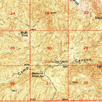 United States Geological Survey Holy Joe Peak, AZ (1949, 62500-Scale) digital map