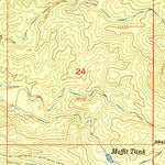 United States Geological Survey Holy Joe Peak, AZ (1950, 24000-Scale) digital map