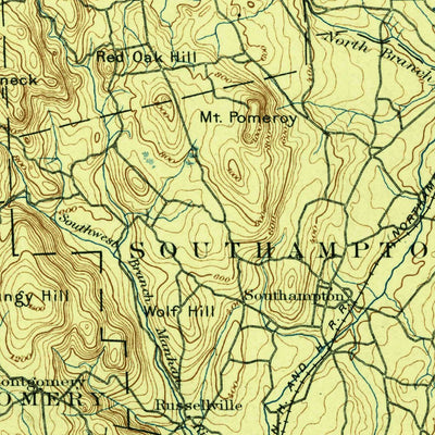 United States Geological Survey Holyoke, MA-CT (1897, 125000-Scale) digital map