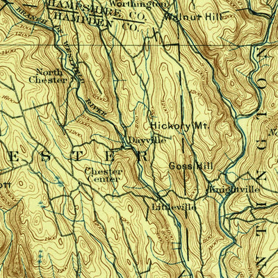 United States Geological Survey Holyoke, MA-CT (1897, 125000-Scale) digital map