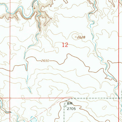 United States Geological Survey Holzhey Reservoir, MT (1965, 24000-Scale) digital map