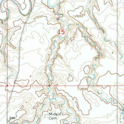 United States Geological Survey Holzhey Reservoir, MT (1965, 24000-Scale) digital map