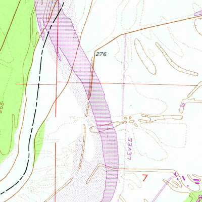 United States Geological Survey Homan, AR (1951, 24000-Scale) digital map