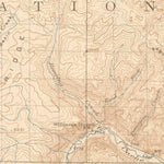 United States Geological Survey Home, CO-WY (1920, 125000-Scale) digital map