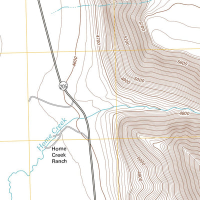 United States Geological Survey Home Creek Butte, OR (2011, 24000-Scale) digital map