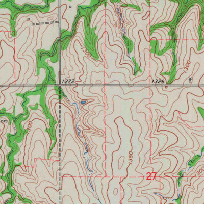United States Geological Survey Home, KS (1966, 24000-Scale) digital map