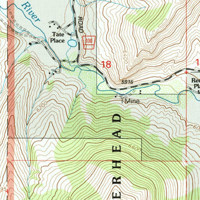 United States Geological Survey Home Park Ranch, MT (1997, 24000-Scale) digital map