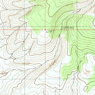 United States Geological Survey Home Station Gap, NV (1990, 24000-Scale) digital map