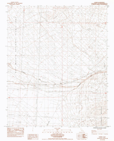 United States Geological Survey Homer, CA (1984, 24000-Scale) digital map