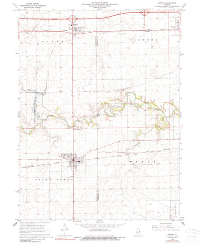 United States Geological Survey Homer, IL (1968, 24000-Scale) digital map
