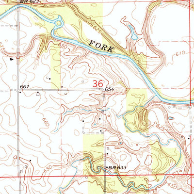 United States Geological Survey Homer, IL (1968, 24000-Scale) digital map