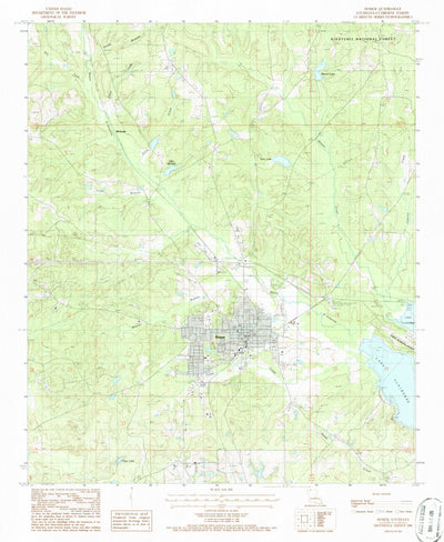 United States Geological Survey Homer, LA (1986, 24000-Scale) digital map