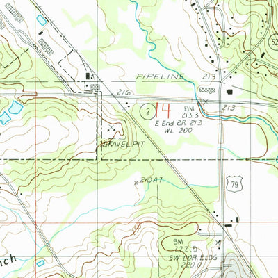 United States Geological Survey Homer, LA (1986, 24000-Scale) digital map