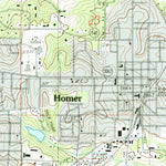 United States Geological Survey Homer, LA (1986, 24000-Scale) digital map