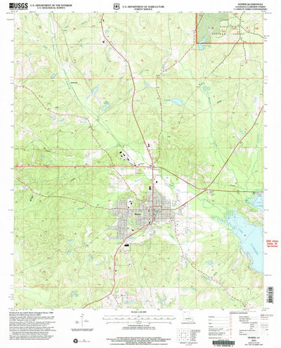 United States Geological Survey Homer, LA (2003, 24000-Scale) digital map