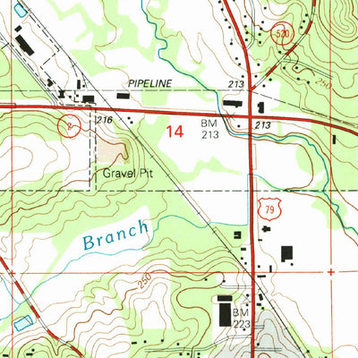 United States Geological Survey Homer, LA (2003, 24000-Scale) digital map