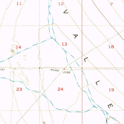 United States Geological Survey Homer Mountain, CA-NV (1956, 62500-Scale) digital map